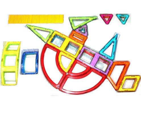 Купить магнитный конструктор много деталей