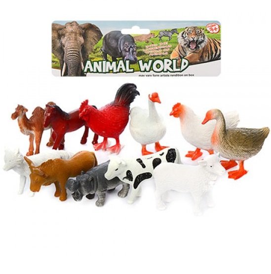 Набор фигурки животных дикие и домашние 11 штук Q035 купить в Харькове ...