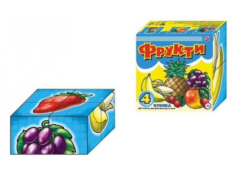 Малые кубики пластмассовые с картинками Технок купить в Харькове ...