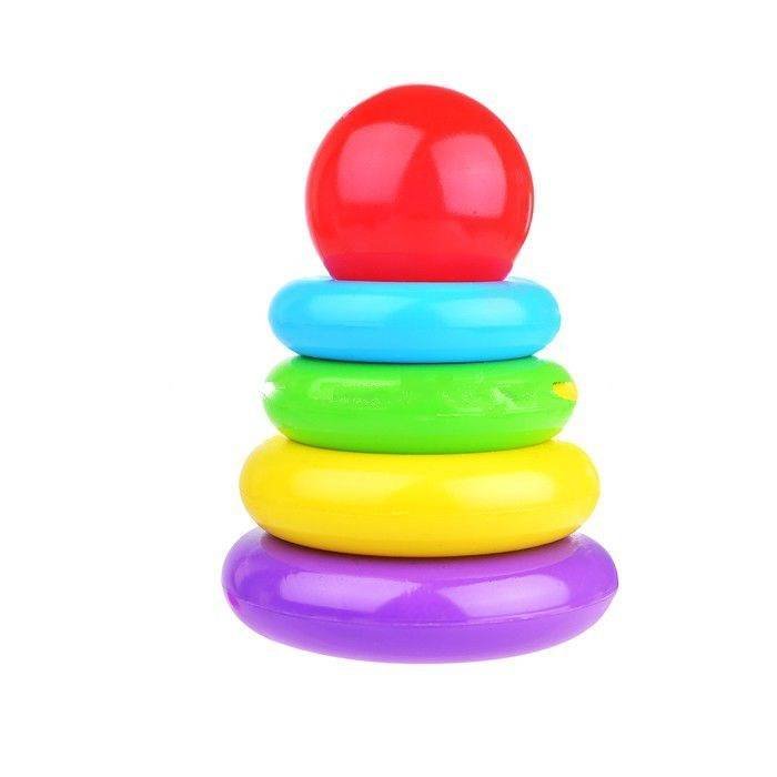 Пирамидка пластиковая 4 кольца средняя 573 в.6 купить в Харькове ...