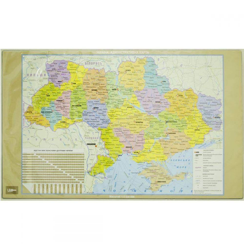Подкладка на стол карта