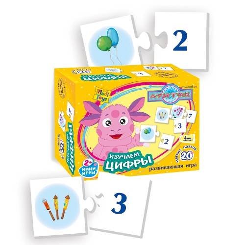 Мини игры "Учимся с Лунтиком. Изучаем цифры" купить в Харькове, Украине ...