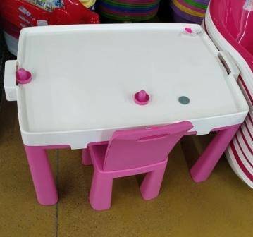 стол и стульчик для девочки розовые