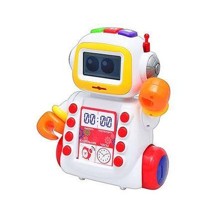 Интерактивный развивающий робот Шунтик с часами и будильником  &quot;Умный Я&quot; 00024
