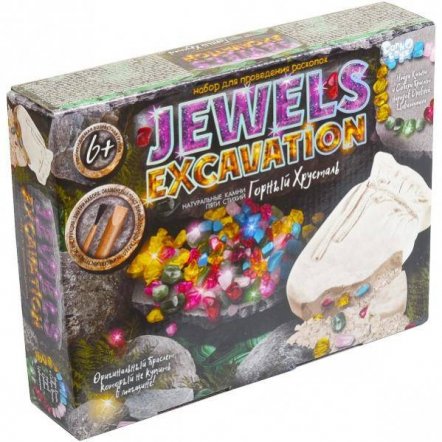 Набор  для раскопок камни EWELS EXCAVATIONJEX Danko Toys -01-01