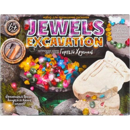 Набор  для раскопок камни EWELS EXCAVATIONJEX Danko Toys -01-01