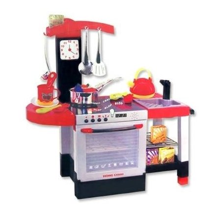 Детская кухня электронная со звуковыми эффектами и духовкой 011