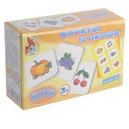 Лото развивающее Фрукты и овощи 0264 Bonni toys