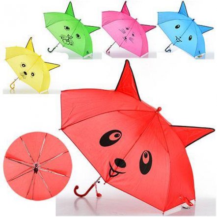 Зонтик детский с ушками МК 0519