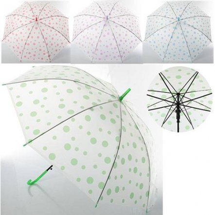 Зонт детский прозрачный 54 см 0523