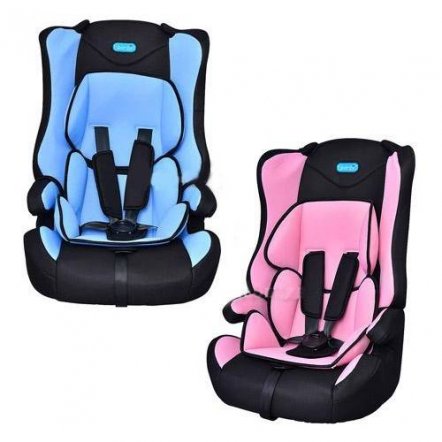Автомобильное кресло детское М 0553 &quot;Bambi&quot; розовое ОЧЕНЬ ГЛУБОКОЕ для крепышей Акция