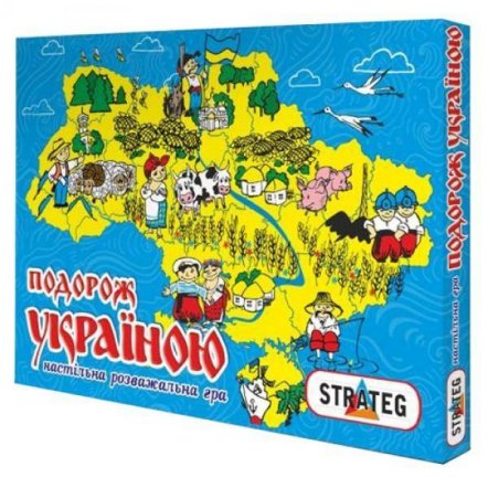 Игра настольная "Подорож Україною" 59 Стратег