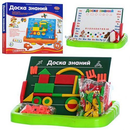 Доска знаний магнитная "Буквы и геометрические фигуры" 0709 Joy Toy