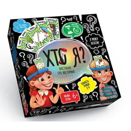 Развлекательная настольная игра "КТО Я?" Danko Toys