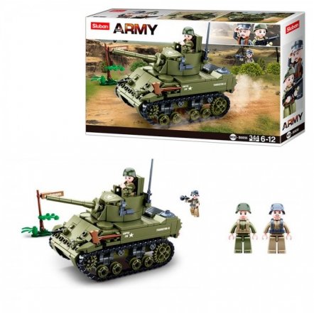 Конструктор Танк 344 детали M38-B0856 Sluban 