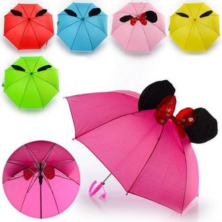 Зонт с ушками в стиле Микки MK 0859