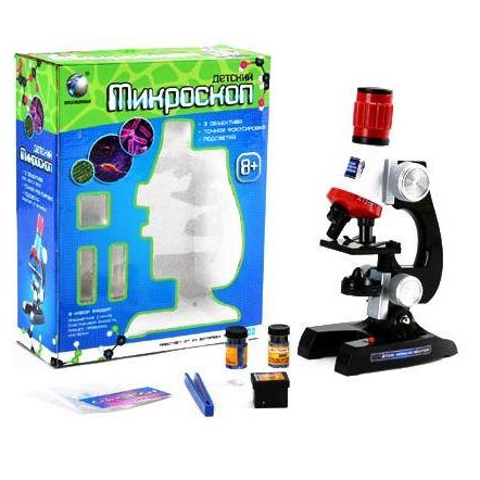 Микроскоп детский обучающий со светом 2121