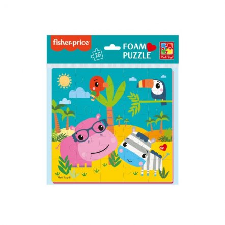 Мягкие пазлы 22*23 см Fisher Price 6 видов 1109-02-08