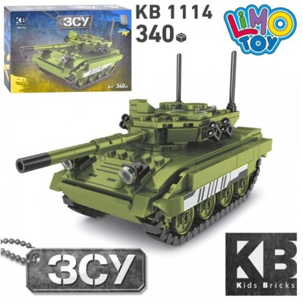Конструктор Военный танк 340 деталей KB 1114
