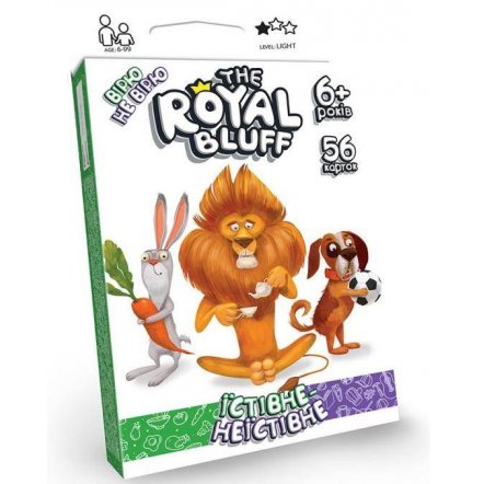 Карточная игра The ROYAL BLUFF съедобное не съедобное МН-14-14 Danko Toys