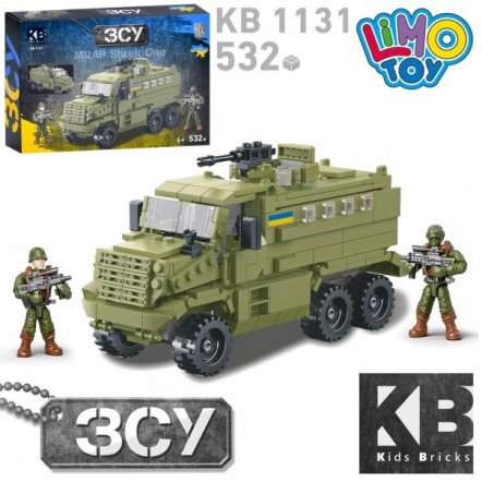 Конструктор Военная машина 532 детали KB 1131 