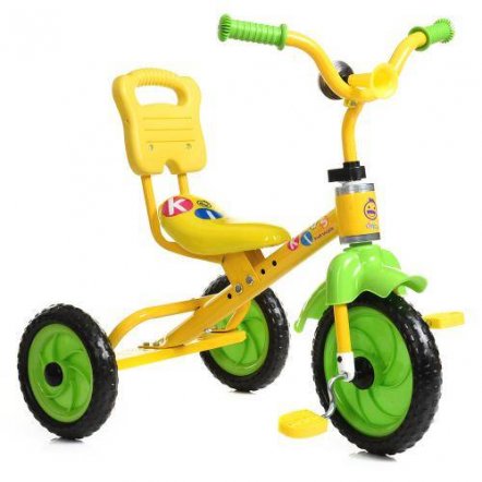 Велосипед детский  трехколесный со спинкой 1190
