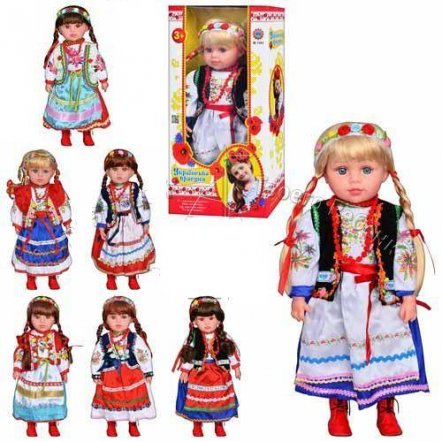 Кукла музыкальная Украинская красавица M 1191