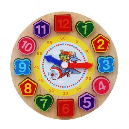Деревянная игрушка Часы MD 1270