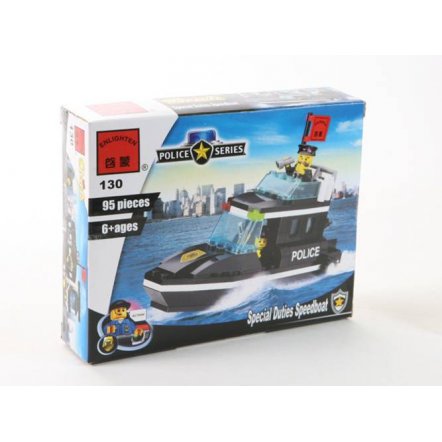 Конструктор катер 130 деталей BRICK