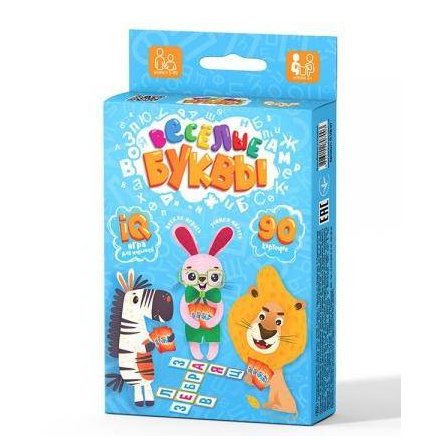 Развлекательная и развивающая игра Весёлые буквы ДТ-МН-14-39 Danko Toys