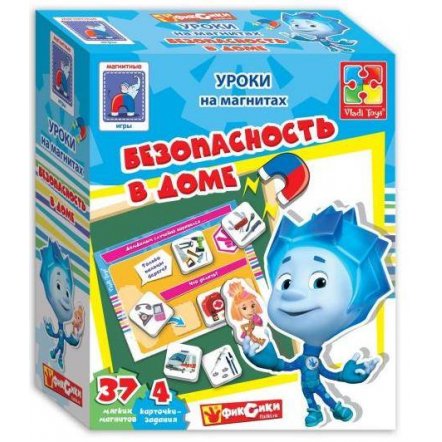 Игра на магнитах Безопасность в доме с Фиксиками VT1502-15