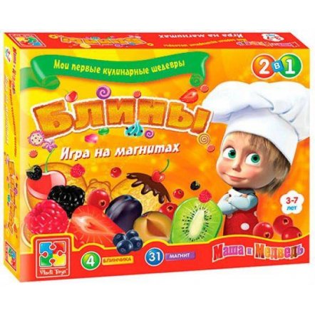 Игра на магнитах "Вкусная пицца" VT1504-3003 Vladi Toys, Украина