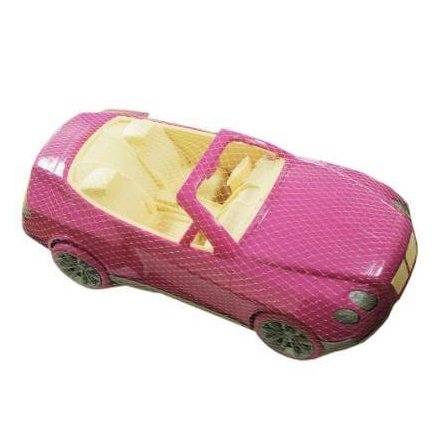 Уценка! Машина для куклы Кабриолет бело-розовый 17-011 Киндервей