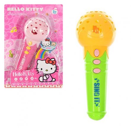 Микрофон детский с проектором Hello Kitty  177-1