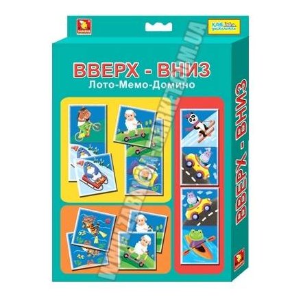 Игра &quot;Вверх-вниз&quot; клуб дошкольника 1770 &quot;Забавка&quot;, Украина