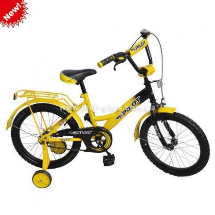 Велосипед двухколесный PILOT детский 18 дюймов PL 183 3 цвета