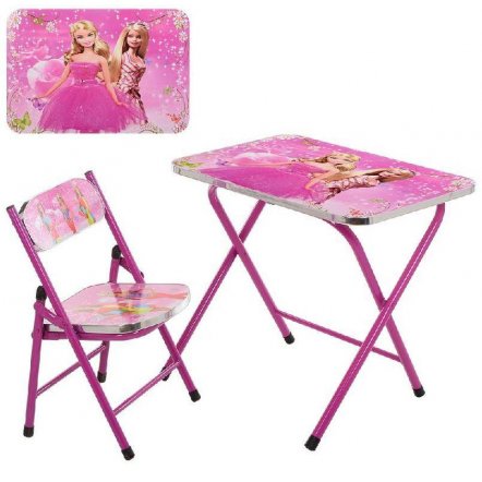Детский столик и стульчик складные Принцессы A19-BB