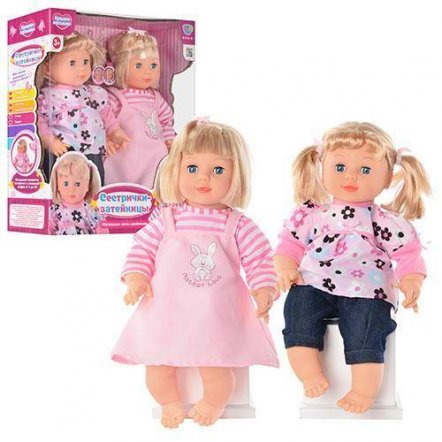  Куклы пупсы-близняшки &quot;Сестрички-затейницы&quot; M 2141