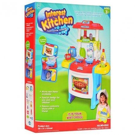  Кухня детская игровая для девочек WD-A22-B22