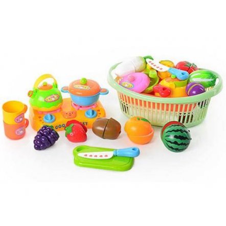 Овощи на липучках с плитой и посудкой ZY 228 D5-6