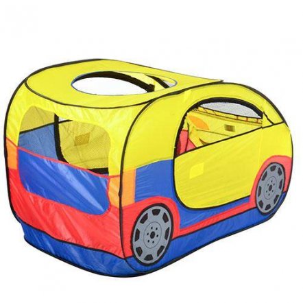 Палатка для детей Машинка 2497/5001 желтая