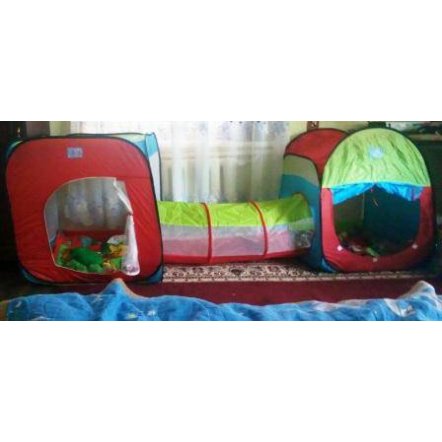 Палатка детская с тоннелем М 2503