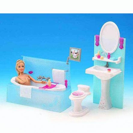 Мебель для кукол Ванная комната 2820 Gloria