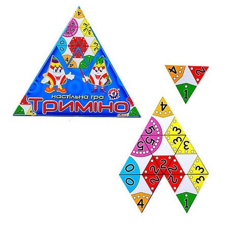 Настольная развивающая игра Тримино 2827 Технок