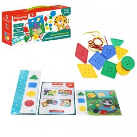 Игра с пуговичками Fisher Price Шнуруем-комбинируем VT2905-24 