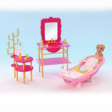 Мебель для кукол Ванная с умывальником 2913 Gloria