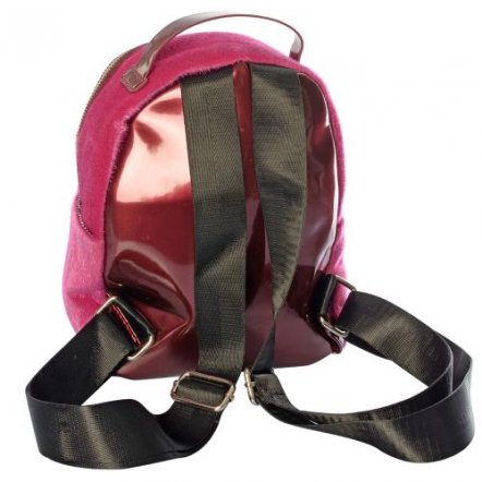  Рюкзак плюшевый для девочки 2988 розовый 