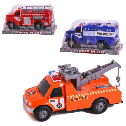 Машинка Эвакуатор, полиция или пожарная 328-41-42-43