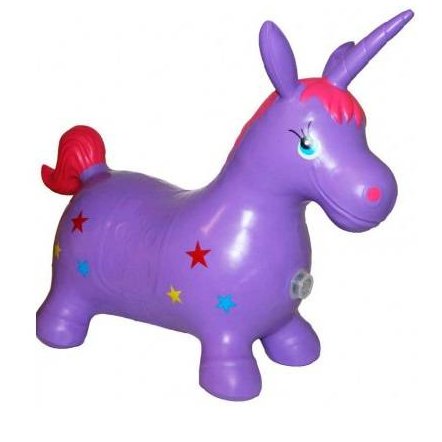 купить прыгун единорог резиновый светящийся с музыкой