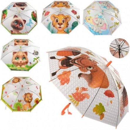 Зонтик детский Животные MK 3603-1